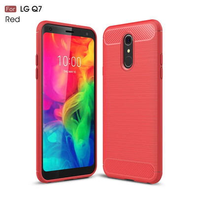 

Soft Bumper Case LG Q7 Plus Q7 Silicone TPU Cover LG Q7 LM-Q720S LM-Q727S Q725S Phone Armor Cover