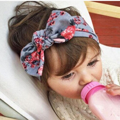 

Bow Flower Hair Band Kids Girls Baby Headband Toddler Accessories Headwear