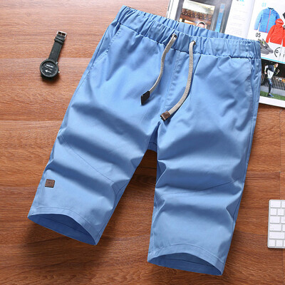 

Tailored Fashion Mens Casual Pure Color Pocket Overalls Wind Overalls Shorts