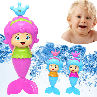 

Bath Tub Fun Swimming Baby Bath Toy Mermaid Wind Up Floating Water Toy For Kids