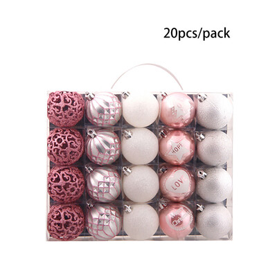 

Gobestart 20Pcs Christmas Ball Baubles Party Xmas Tree Decorations Hanging Ornament Decor