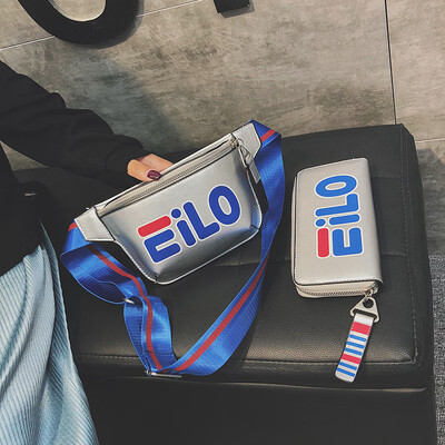 

Shangxin small bag lady graffiti oblique waistband Korean version Baitao mini-breast honey Bouncer bag