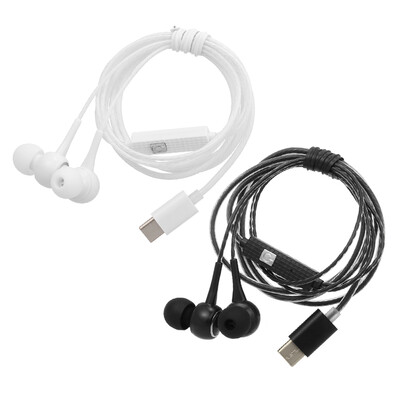 

USB Type-C Wired Headphones In Ear Music Earphone Headset Smart Phone Earbuds In-line Control with Mic for Xiaomi 6 Note 3 MIX 2