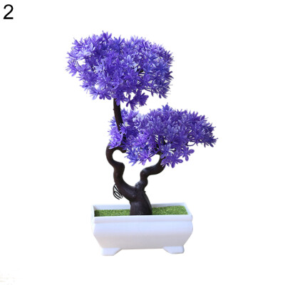 

Artificial Plant Tree Bonsai Fake Potted Ornament Home Hotel Garden Decor Gift