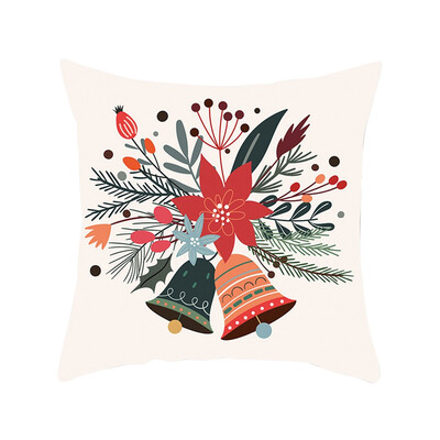 

Tailored Merry Christmas Pillow Cases Nordic Sofa Cushion Cover Home Decoration