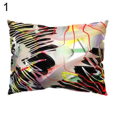 

Colorful Stripe Car House Pillow Case Cushion Cover Sofa Bed Car Office Decor