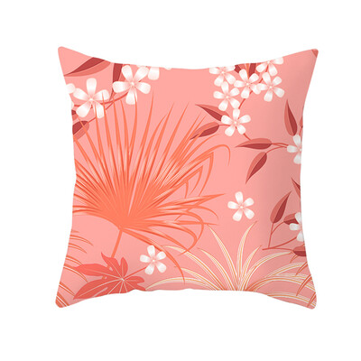 

〖Follure〗Living Coral Polyester Pillow Case Sofa Car Waist Throw Cushion Cover Home Decor