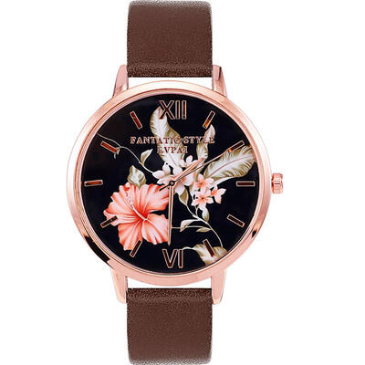 

2019 Women Fashion Black Leather Strap Analog Quartz Watch Ladies Luxury Dress Watches For Women Jewelry Gift