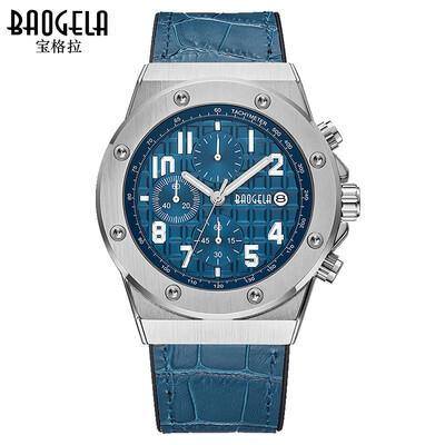 

Baogra baogela watch waterproof three-eye multi-function mens watch mens sports watch quartz watch watch