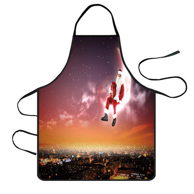 

Tailored Christmas Decoration Waterproof Apron Kitchen Aprons Dinner Party Apron