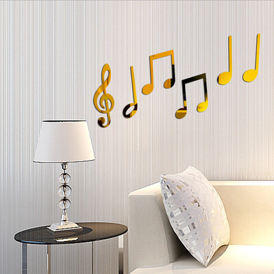 

〖Follure〗Removeable Vinyl Art Musical Note Wall Sticker Wall Home Decor Mural DIY Decals