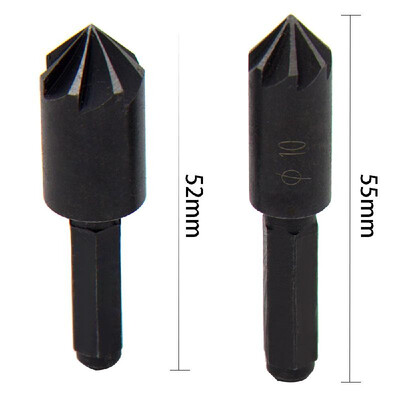 

High Carbon Steel Chamfer Hex Handle Countersink Boring Set for Wood Soft Metal Quick Change Drill Bit Tools Chamfering Machine