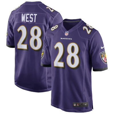 

Mens Football Jersey Baltimore Ravens Terrance West Purple Draft Game Jersey