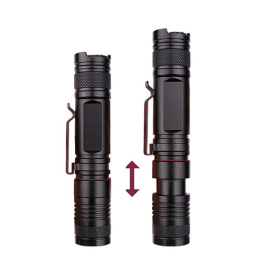 

Saidsome Outdoor Zoomable Flashlight XM- T6 COB LED Torch Lamp Penlight USB Charging flashlight lamp