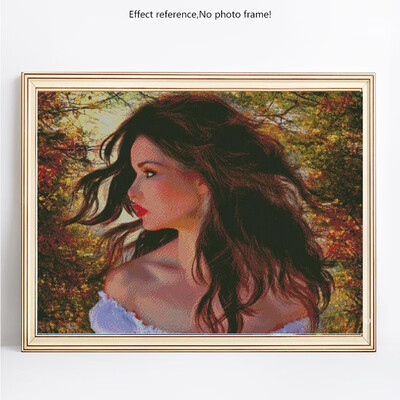 

Diamond Painting Full Square New Arrival Girls New Diamond Embroidery Lady Diamond Mosaic Sale Pictures With Rhinestones