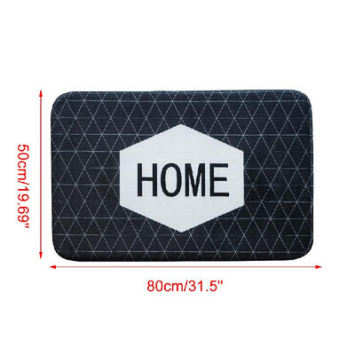 

Carpet Doormat Mat Bath Rug HOME Print Non-Slip Doormat Welcome Floor Mats