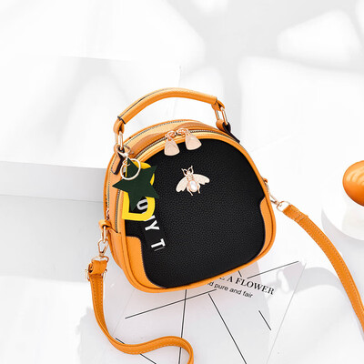 

Small honey backpack 2018 summer new fashion Korean version of the wild personality single shoulder diagonal package female