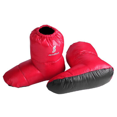 

Outdoors Camping Slippers Warm Socks for Sleeping Bag Indoors Warm Boots Men Women Winter Duck Down Booties Slipper Boots