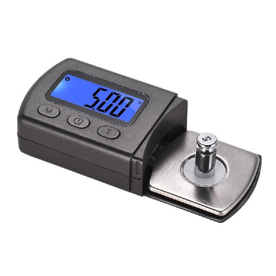 

Mini Turntable Phono LP Stylus Force Scale Gauge ±001g Accuracy LCD Display with One 5g Weight Storage Bag