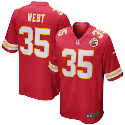 

Mens Football Jersey Kansas City Chiefs Charcandrick West Red Game Jersey