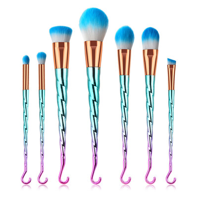 

Toponeto 7 Pcs Hook Makeup Brush EyeShadow Brush Cosmetics Blending Brush Tool