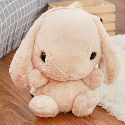 

Tailored Lop Plush Backpack Adorable Stuffed Backpack Long Ears Rabbit Animals Backpack