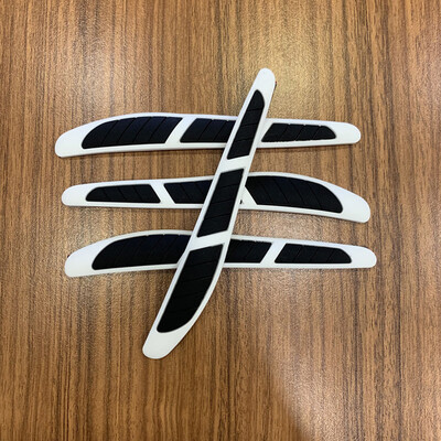 

4 Car Door Edge Anti-scratch Strip Rear View Mirror Anti-collision Trim Sticker