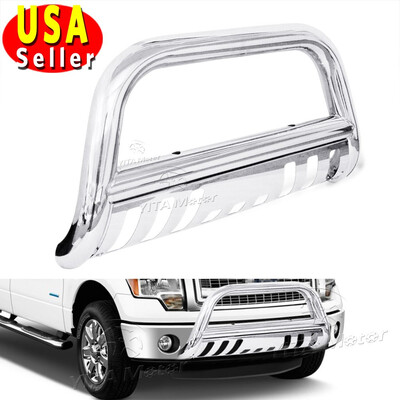 

3 Bull Bar Grille Push Guard For 2004-2019 Ford F150