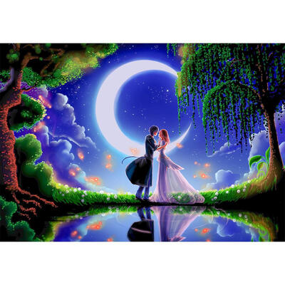 

5D DIY Full Drill Diamond Painting Romantic Lovers Cross Stitch Embroidery