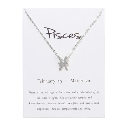 

12 Constellations Necklace Pendant Aries Taurus Gemini Cancer Leo Virgo Libra Scorpio Sagittarius Capricorn Aquarius Pisces