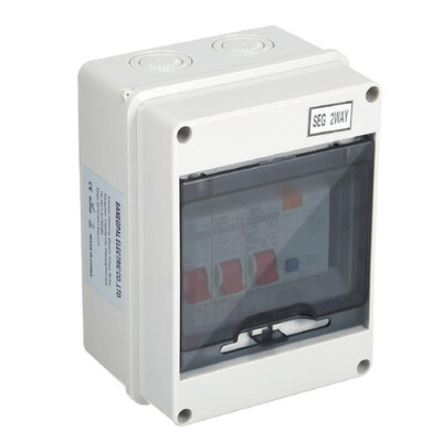 

Safe And High-Efficiency 4 Way Garage Caravan Consumer Unit 63A 30mA RCD4MCB