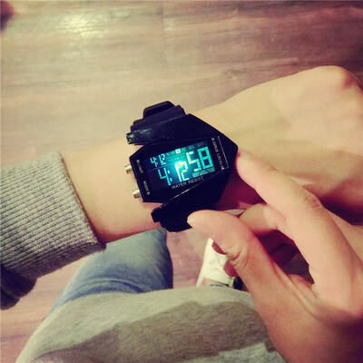 

Watch men Korean fashion female students with a new concept of black technology cool electronic watch