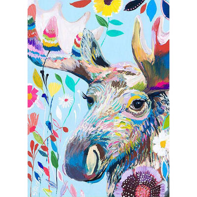 

5D DIY Full Drill Diamond Painting Flowers Deer Cross Stitch Embroidery Kit