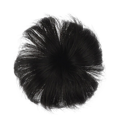 

Gobestart 2 Pcs Sweet Baby Girl Curl Natural Hairpiece Clip Wig Hair Ring Bun