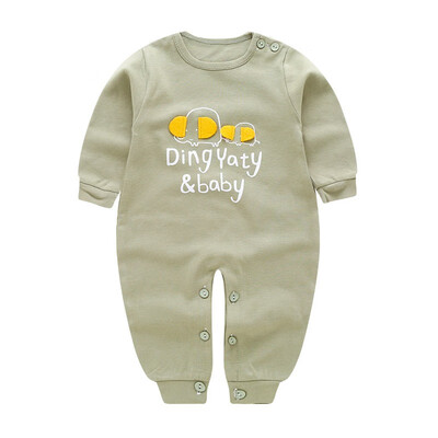 

2018 Spring Autumn Unisex baby clothing Cotton Long Sleeved baby boy clothes cartoon baby romper Infantil babies new