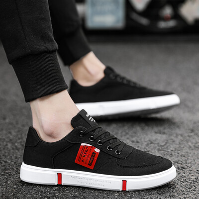 

Shoes men 2019 new summer mens shoes breathable Korean version of the trend canvas shoes mens cloth shoes wild casual shoes