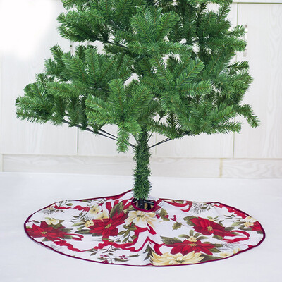 

〖Follure〗Diameter 90cm Red Christmas Tree Skirt Christmas Tree Decorations