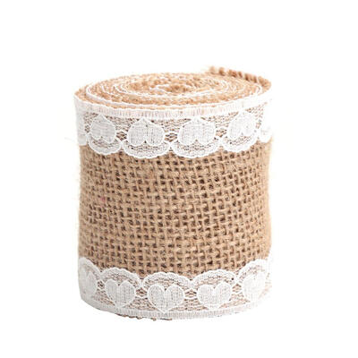 

1 Roll Natural Vintage Jute Burlap Ribbon DIY Wedding Strap Party Decor
