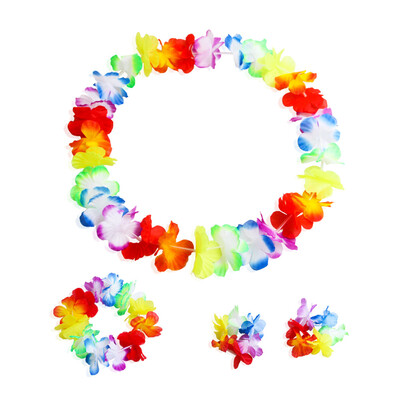 

Gobestart A Set Counts Tropical Hawaiian Luau Flower Lei Party Favors