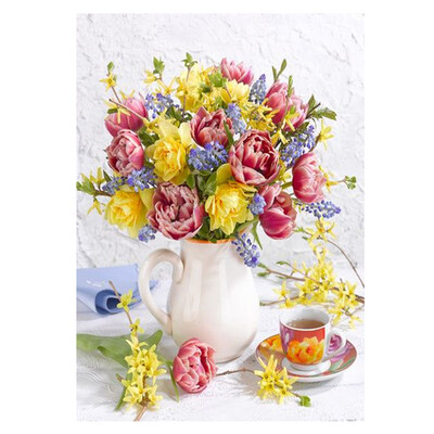 

Popular Flower Charm 5D Full Diamond Diamond Painting Room Decoration Art