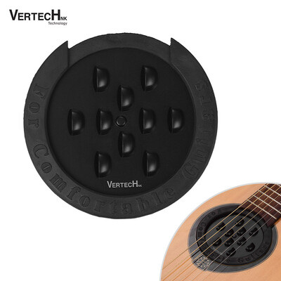 

VERTECHnk SM-10 Guitar Soundhole Cover Sound Hole Feedback Buffer Black Dia102mm for EQ Acoustic Folk Guitars