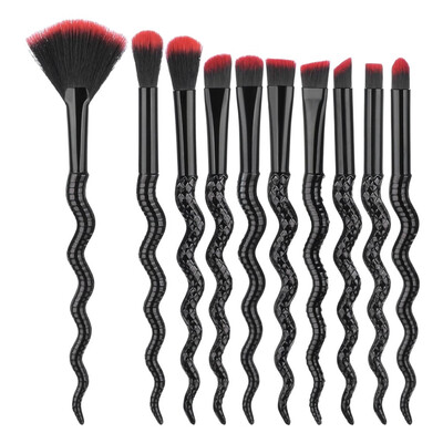 

〖Follure〗10PCS Make Up Foundation Eyebrow Eyeliner Blush Cosmetic Concealer Brushes