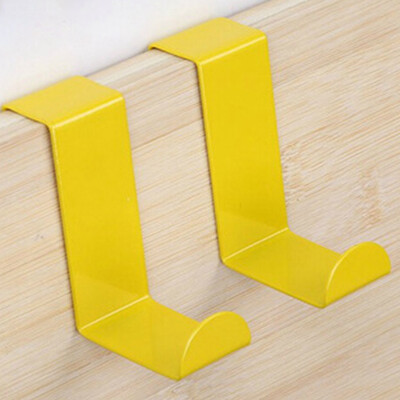

Qliver Over Cupboard And Drawer Hooks Over Door Metal Hooks Hanger Stainless Steel Reversible Hooks