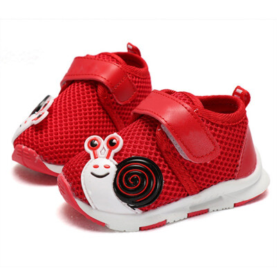 

Baby Shoes Spring Autumn Childrens Sports Shoes Baby Cartoon Small Snail Mesh Soft Bottom Casual Shoes