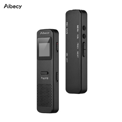 

Aibecy Voice Activated Recorder Digital Voice Recorder MP3 Music Player with Loudspeaker for Meetings Lectures
