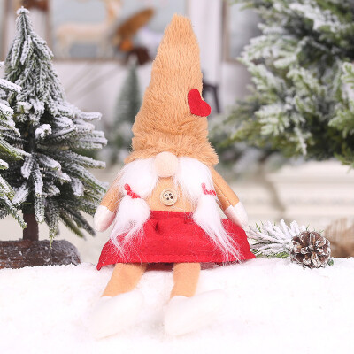 

1pcs Christmas Decorations Plush Doll Figure Ornaments Creative Old Man Gifts