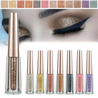 

12 Colors Beauty Shiny Diamond Color Liquid Eye Shadow Shimmer Glitter Eyeshadow