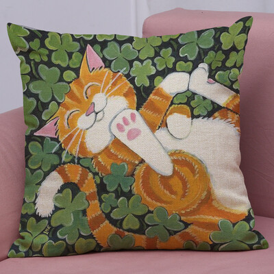 

〖Follure〗Cute Cat Sofa Bed Home Decoration Festival Pillow Case Cushion Cover