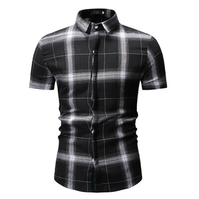 

Mens Short Sleeve Shirts Casual Formal Slim Fit Shirt Top  L XL 2XL 3XL
