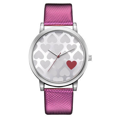 

New fashion ladies watch Europe&America hot business PU leather ladies alloy bracelet watch